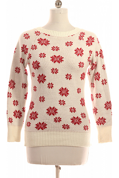 Dámský Pulovr Bílý Second hand