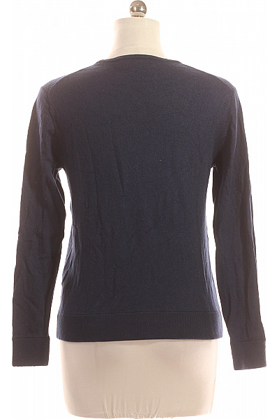 HUGENBERG Dámský Svetr Meriný Modrý Vel. M