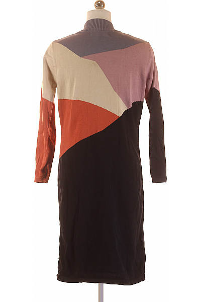  Šaty Pletené Barevné DEDICATED Second hand Vel. S