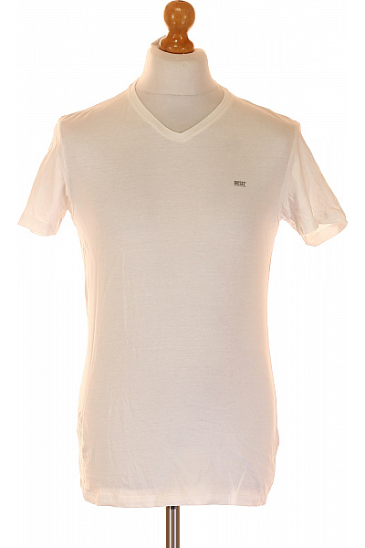 DIESEL Pánské Tričko Bílé Vel. M