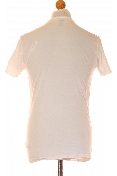 DIESEL Pánské Tričko Bílé Vel. M