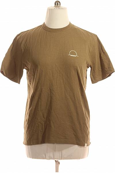 Jednoduché Pánské Tričko Khaki NOWADAYS Vel. L