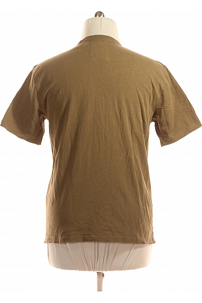 Jednoduché Pánské Tričko Khaki NOWADAYS Vel. L