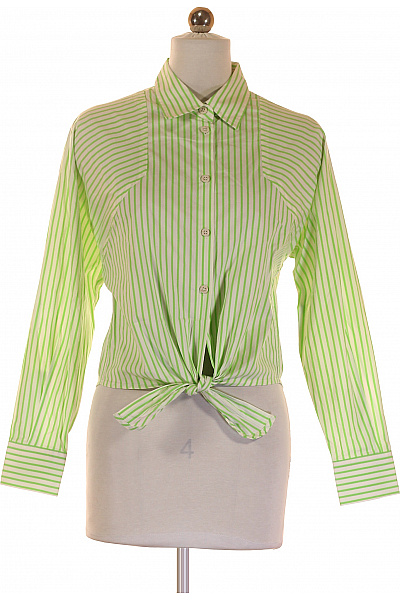 Esprit Vzorovaná Dámská Košile Zelená