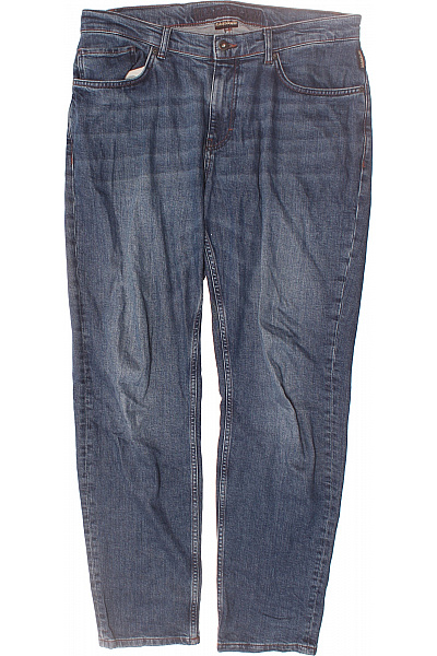 NAPAPIJRI Pánské Rovné Džíny Modré Second Hand Vel. 34
