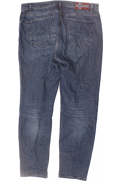 NAPAPIJRI Pánské Rovné Džíny Modré Second hand Vel. 34