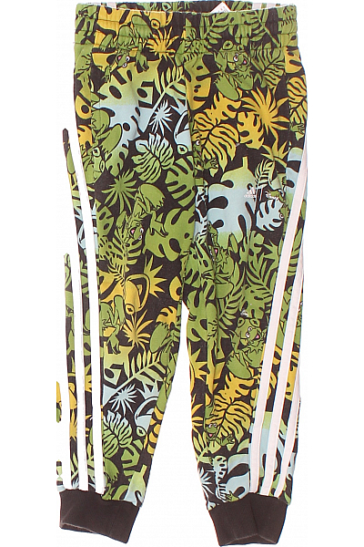 ADIDAS Chlapecké Tepláky Barevné Second Hand