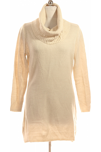  Šaty Pletené Bílé Vel. L