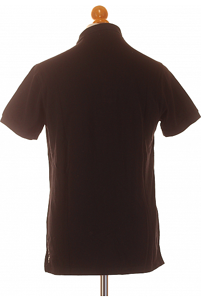 U.S.POLO ASSN. Pánské Tričko s Límečkem Černé Vel. L