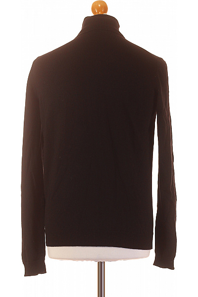 Pánský Svetr Vlněný Černý Hugo Boss Vel. M