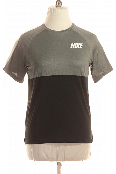 Sportovní Pánské Tričko Šedé Nike Second Hand Vel. M