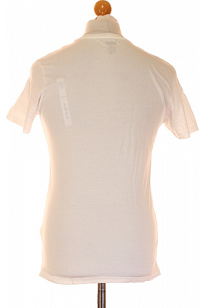 DIESEL Jednoduché Pánské Tričko Bílé Second hand Vel. M