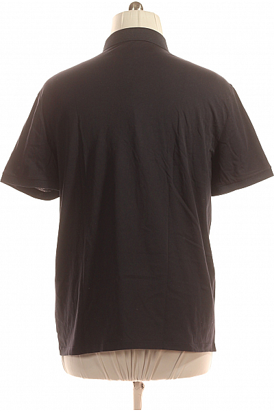 ARMANI Pánské Tričko s Límečkem Modré Vel. XXL