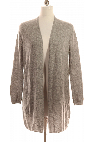 Dámský Cardigan Kašmírový Šedý Vel. 38