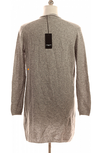 Dámský Cardigan Kašmírový Šedý Vel. 38