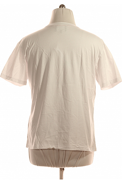 Pánské Tričko Bílé VERSACE Second hand Vel. XXL