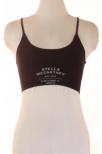 Stella McCartney černá bavlněná sportovní podprsenka s potiskem Velikost S | Stella McCartney | obrázek 2