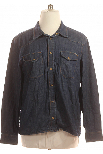 Pánská Košile Modrá Vel. XL