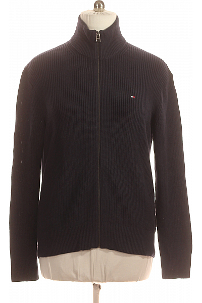 TOMMY HILFIGER Pánský Cardigan Modrý Vel. XL