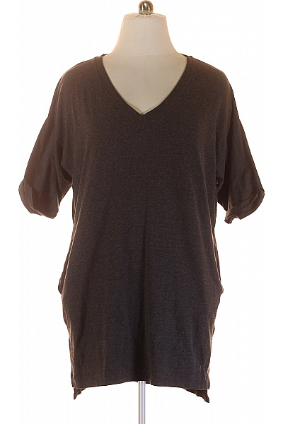 Tričkové  Šaty Šedé Vel. L