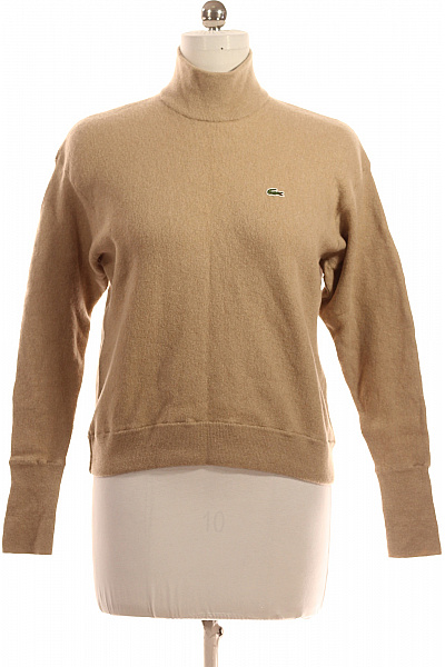 Dámský Rolák Vlněný Hnědý LACOSTE Vel. 40