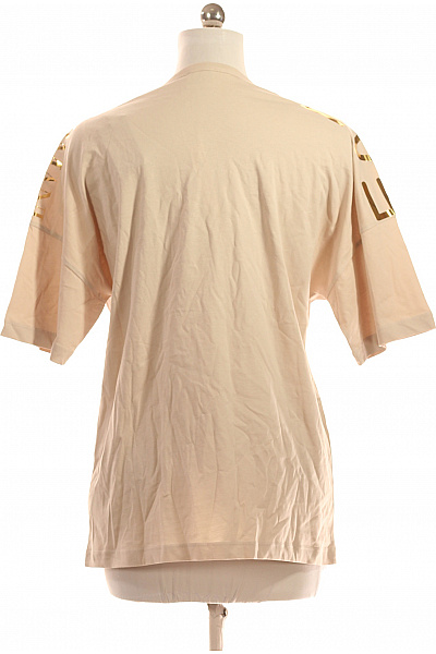 ARMANI Dámské Tričko Béžové Second hand Vel. M