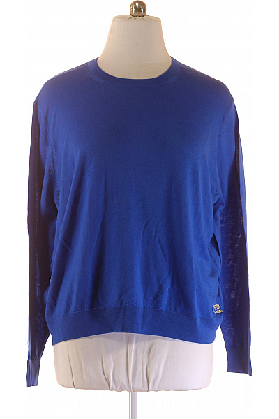 Roberto Cavalli Dámský Svetr Vlněný Modrý Vel. XL