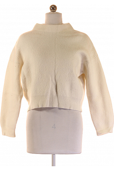 Dámský Pulovr Vlněný Bílý S.OLIVER Vel. S