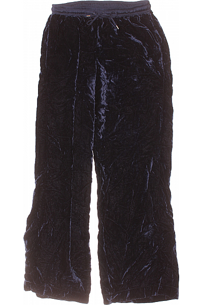 Dámské Kalhoty Modré LAUREN VIDAL Second Hand Vel. M