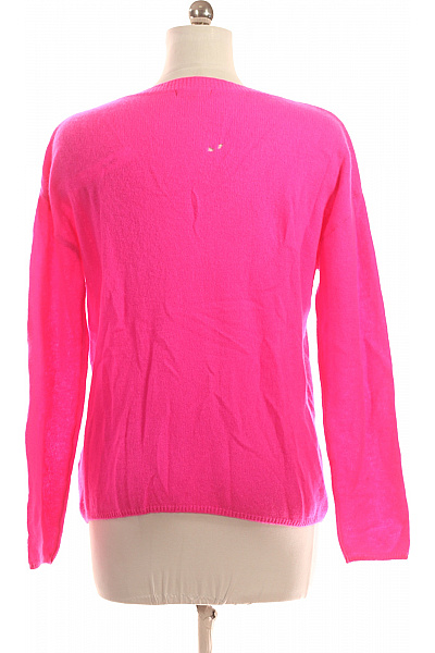 Dámský Pulovr Kašmírový Růžový Vel. L