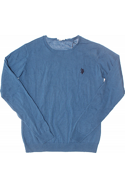 U.S.POLO ASSN. Pánský Svetr Modrý Vel. S