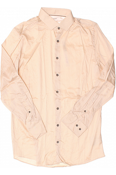 OLYMP Pánská Košile Béžová Second hand Vel. 40 | OLYMP | obrázek 2