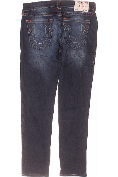 Pánské Rovné Džíny Modré Roccobarocco Second hand Vel. 34