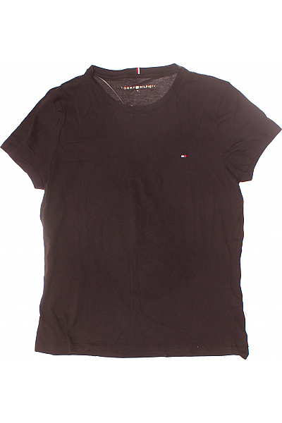 Dámské Tričko Černé TOMMY HILFIGER Second Hand Vel. S