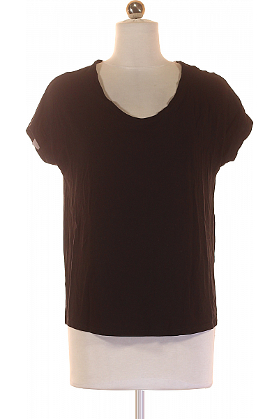 Jednoduché Dámské Tričko Černé BETTY BARCLAY Vel. S