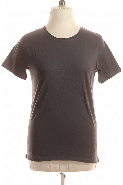 Jednoduché Pánské Tričko Šedé Second Hand Vel. L