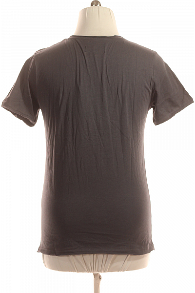 Jednoduché Pánské Tričko Šedé Second hand Vel. L