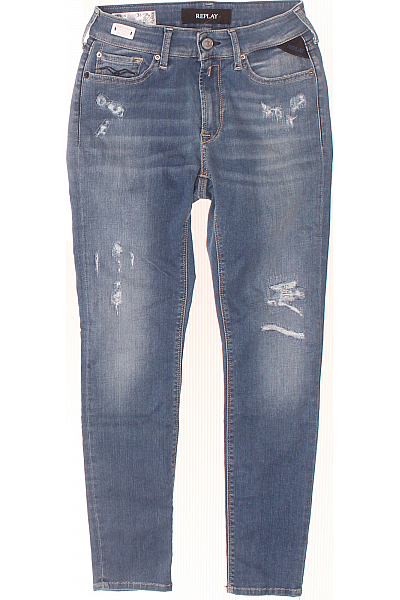 Roztrhané Dámské Džíny Modré REPLAY Vel. 26/28