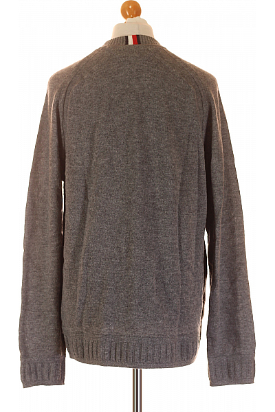 TOMMY HILFIGER Pánský Svetr Šedý Vel. L