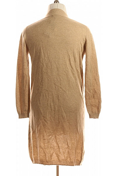 Dámský Cardigan Kašmírový Béžový Vel. XL