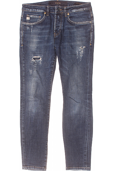 Roztrhané Pánské Džíny Modré GOLDGARN Second Hand Vel. 31/32