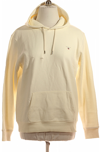 Pánská Mikina Bez Zapínání Béžová GANT Second Hand Vel. XXL