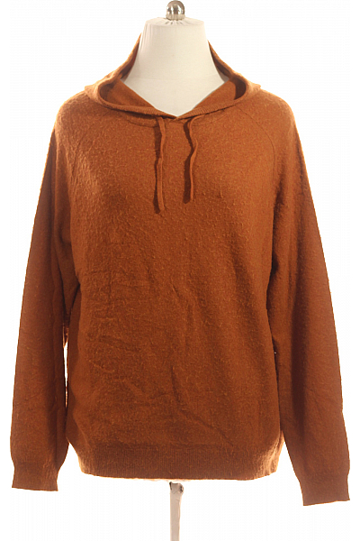 Pánský Pulovr Vlněný Hnědý American Vintage Vel. XXL#