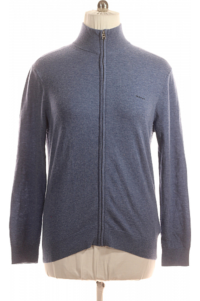 Pánský Svetr Vlněný Modrý GANT Vel. L