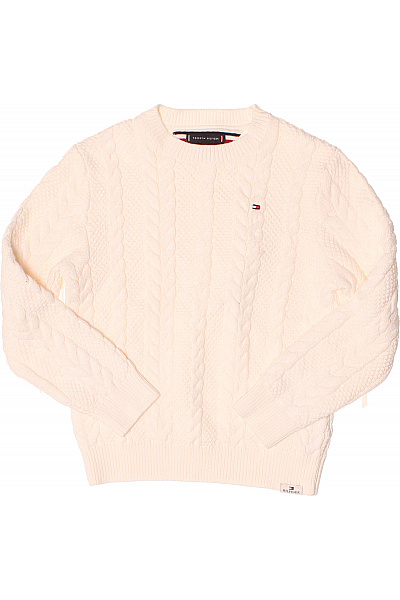 TOMMY HILFIGER Dívčí Svetr Bílý Second hand | TOMMY HILFIGER | obrázek 2