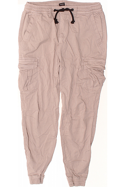 Pánské Kalhoty Béžové Vel. 34