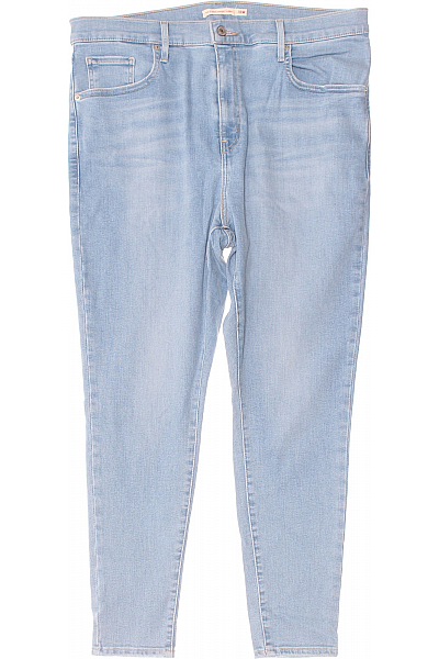 Dámské Džíny Modré LEVIS Second Hand