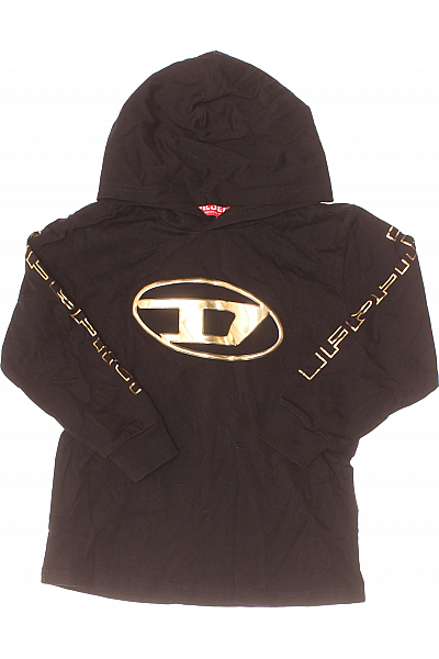 DIESEL Chlapecké Tričko Černé Second Hand