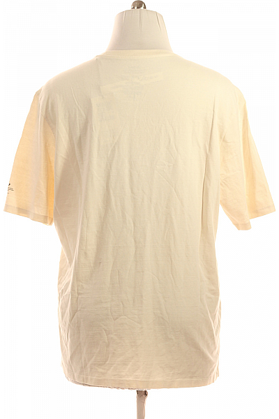 Jednoduché Pánské Tričko Béžové ECOALF Vel.  XL