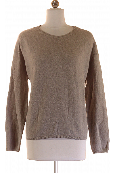 Dámský Pulovr Kašmírový Šedý Vel. S